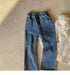 Girls Denim Flared Pants